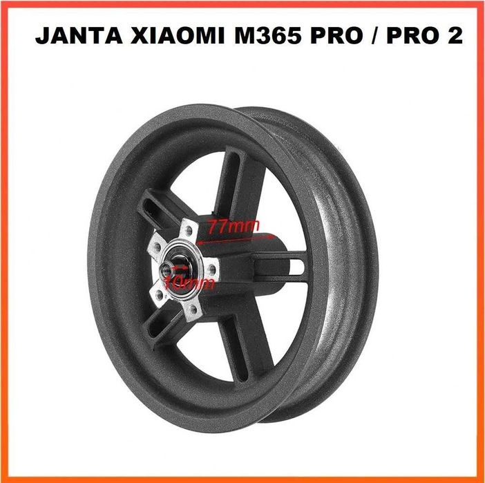 Janta roata spate 8x1/2x2 trotineta electrica Xiaomi M365 1S Pro Pro 2