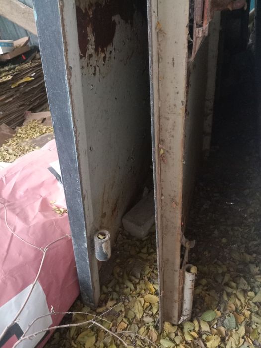 Ворота железные с калиткой