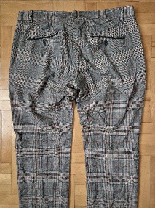 Pantaloni premium David Naman, Lână & Bumbac, Bărbați - 48