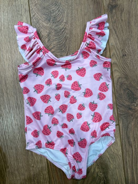 Бански за бебе ягодки