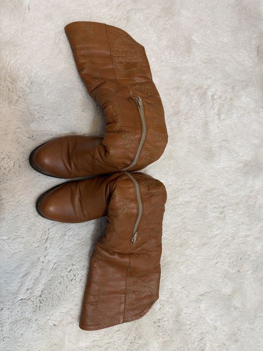 Cizme lungi piele naturala