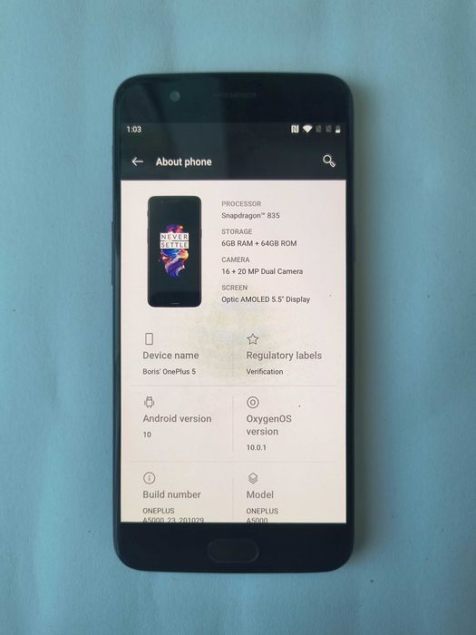 Телефон OnePlus 5