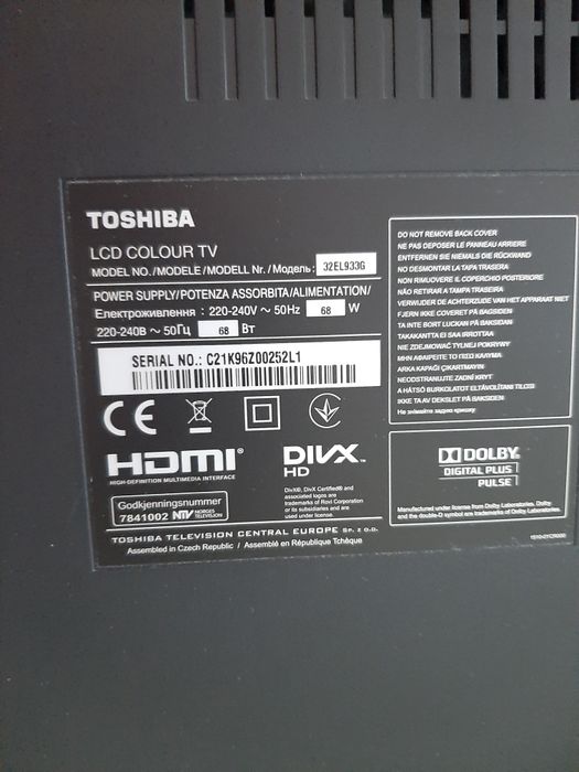 Телевизор TOSHIBA