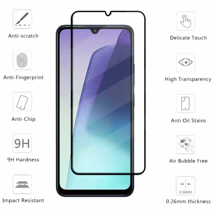 Folie sticla Full Glue Xiaomi Redmi 14c / Xiaomi 14T / Xiaomi 14T Pro