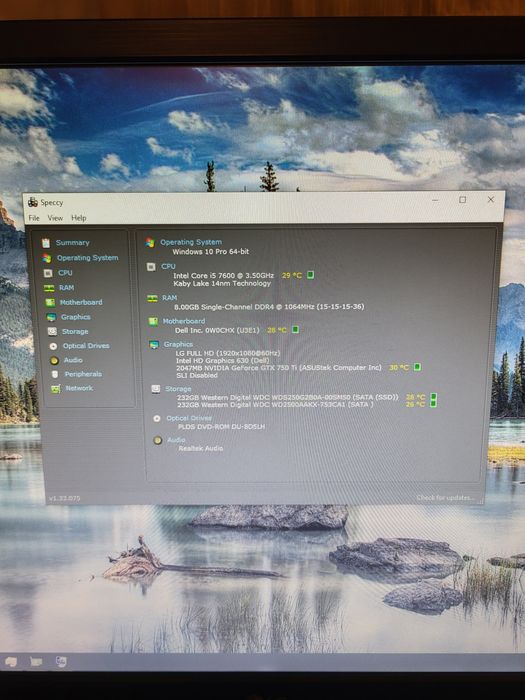 Calculator Dell Optiplex 3050, i5-7600, 8Gb, ssd, GTX 750 Ti 2GB