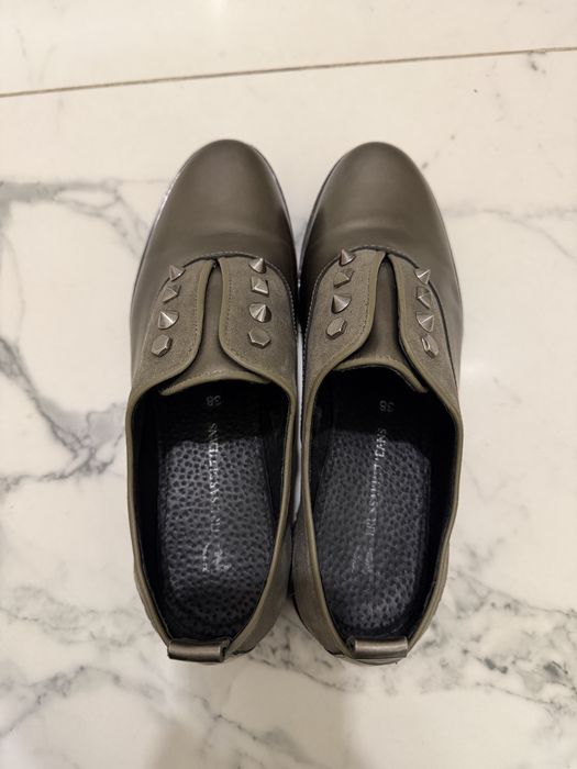 Дамски кожени Оксфорд обувки Trussardi