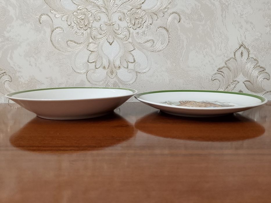 Винтажные детские тарелки. D 20 см. Kahla. ГДР.