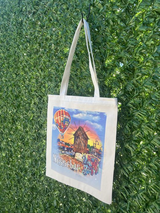 Рекламна текстилна Торба за многократна употреба с фирмено лого