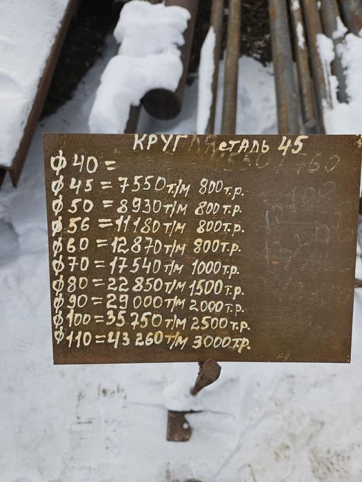 Круг сталь 45 металл