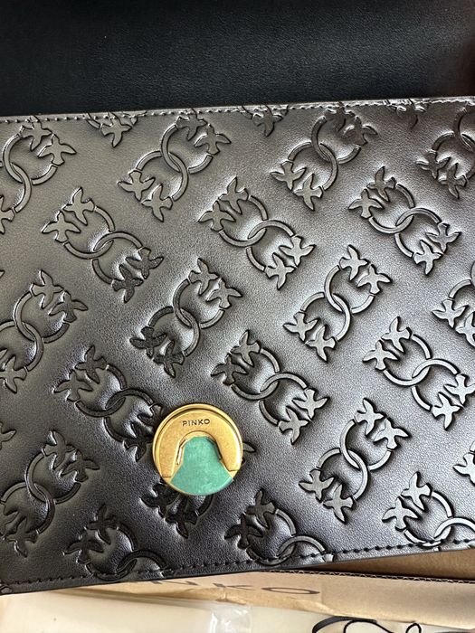 PINKO Love One Classic Dc – оригинална кожена чанта | НОВА | Код: 106