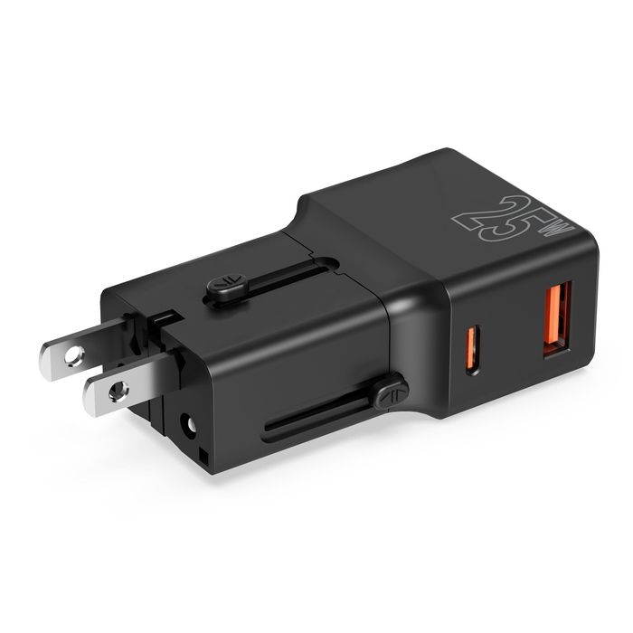 Зарядно устройство Mobile Origin Travel adapter, EU/US/UK/AU, 25W