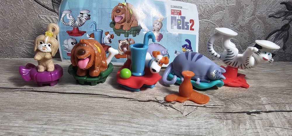 Фигурки Kinder: Тайная жизнь домашних животных 2