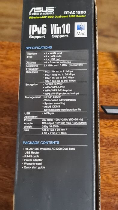 Роутер WiFi asus RT-AC1200