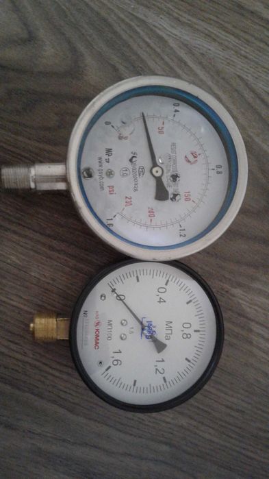 Манометры и термометры