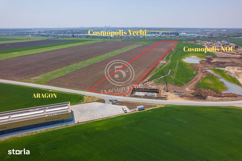 Oportunitate Dezvoltare Imobiliara: Teren 22.700 mp lipit de Cosmopoli