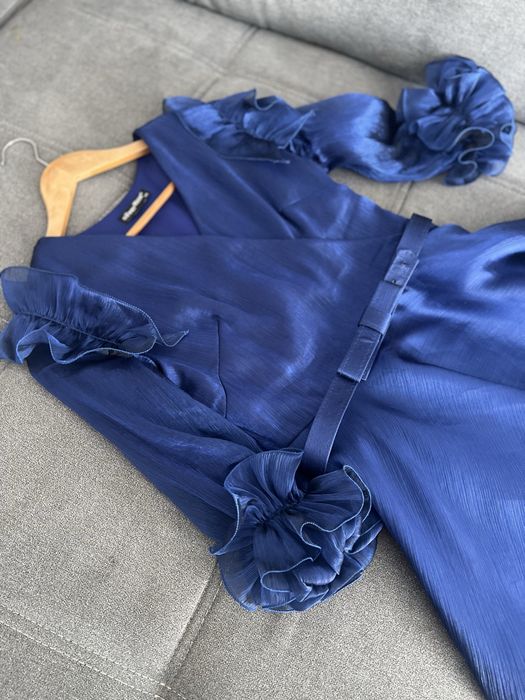 Rochie eleganta , marime 40 , albastru