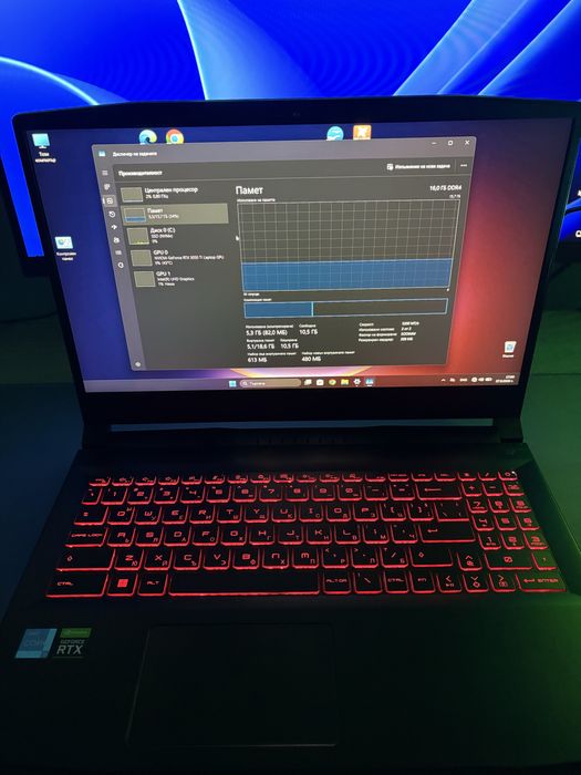 MSI Katana GF66 Gaming лаптоп