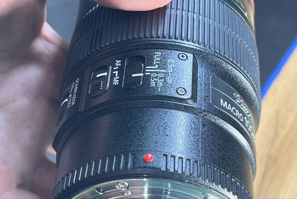 Canon EF 100mm f/2.8L Macro IS USM (Ideal holat)