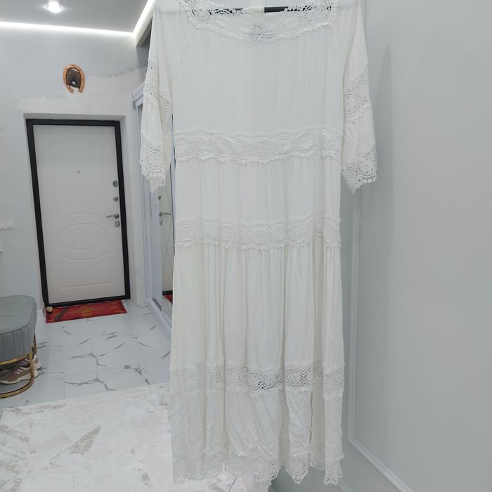 Продам платье шифоновое б/у размер 50