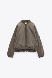 Geaca bomber kaki ZARA