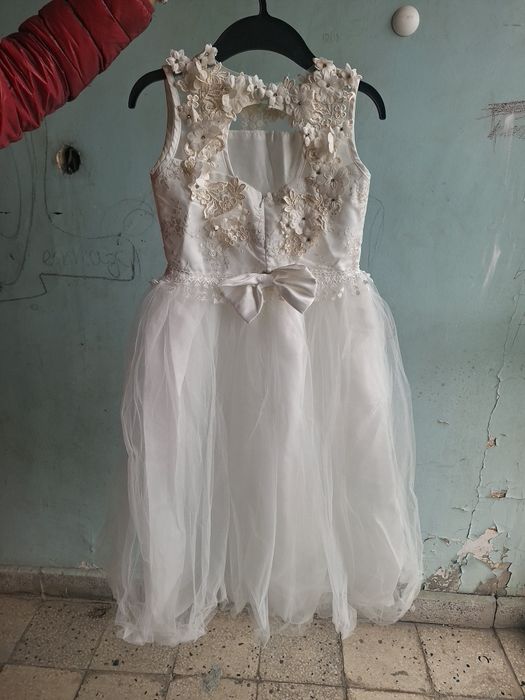 Рокля за шаферка,за дете  130 см