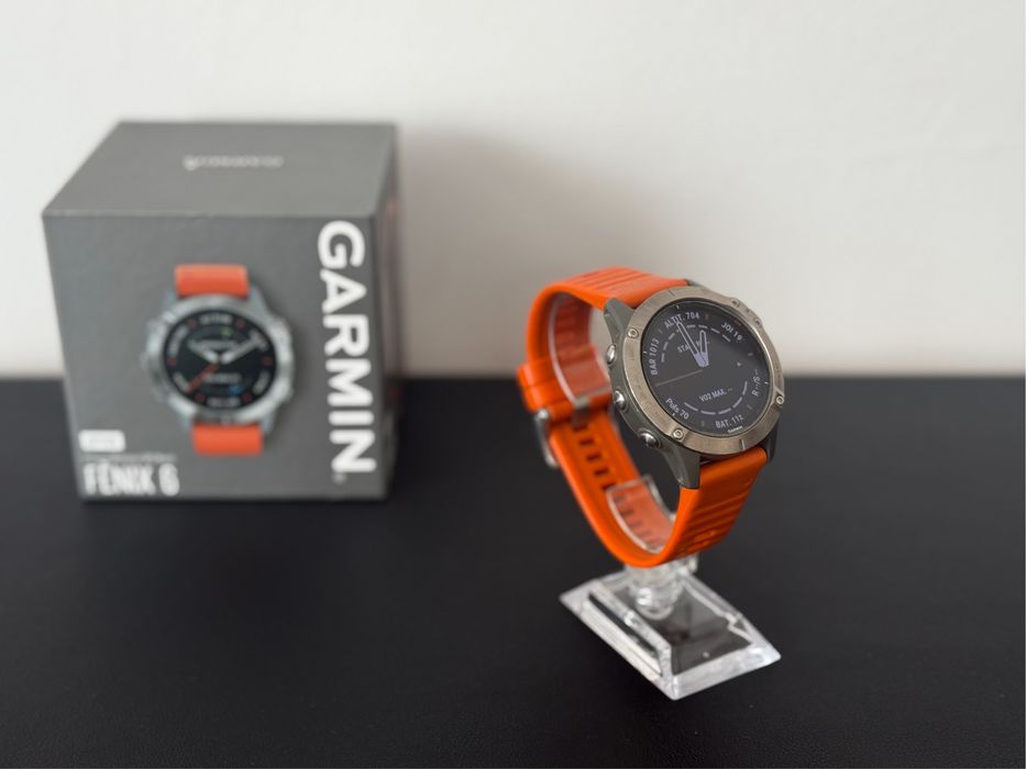 Garmin Fenix 6 SAPPHIRE Full Box – Stare foarte bună