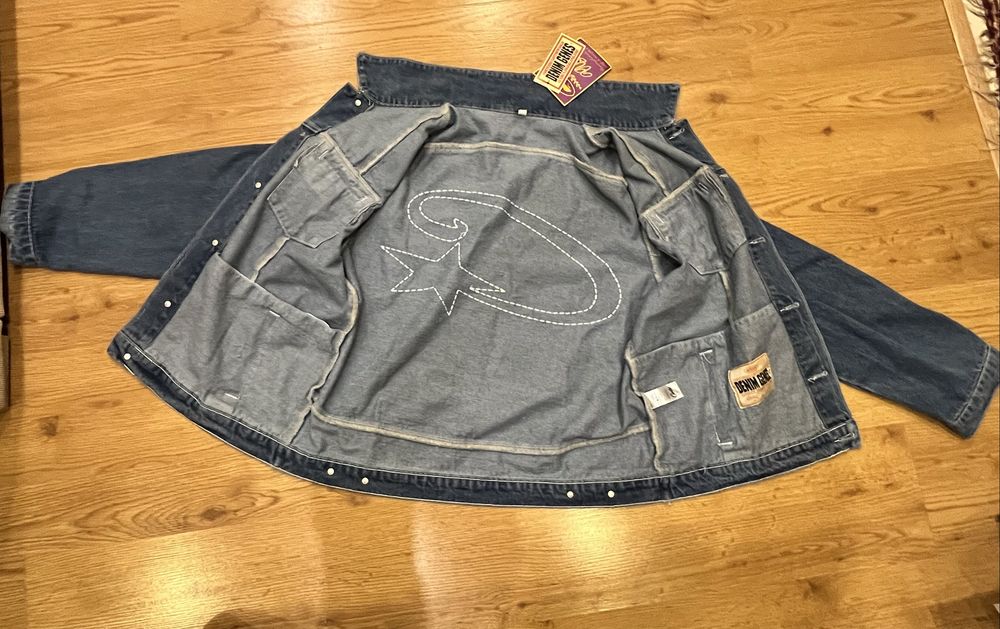 Corteiz C-Star Stitch-Down Jacket Blue