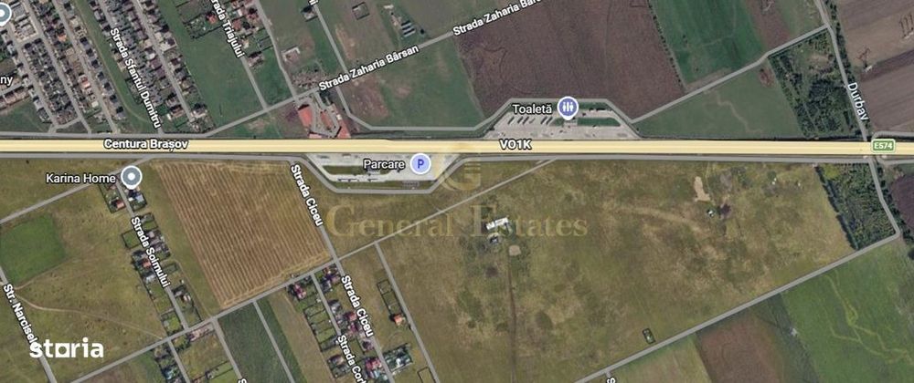 Teren 9.027 mp Sânpetru (Brașov) | PUZ Aprobat 7 Blocuri D+P+2E+M