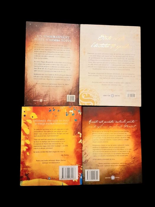 4 carti Rhonda Byrne: Eroul, Puterea, Magia, Secretul suprem