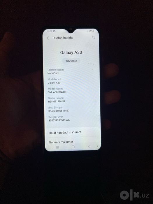 Redmi not 9.  A 30