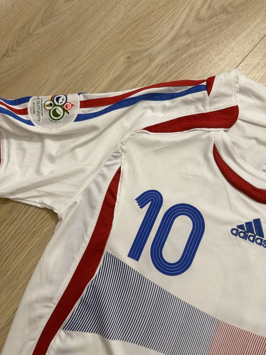 Tricou de fotbal Franta Nationala zinedine zidane 10 Adidas nou cu eticheta finala world cup 2006