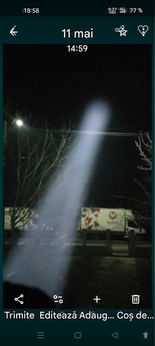 superlanterna vanatoare pescuit bate 1km