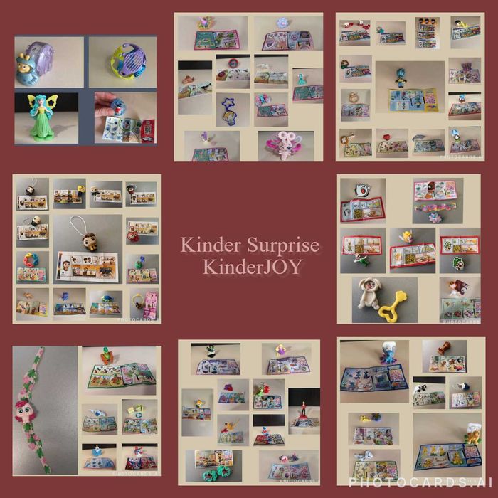 Kinder Surprise и Kinder JOY 2012- 2013, 2019-2020, 2021, 2022, 2023, 2024 и 2025 година