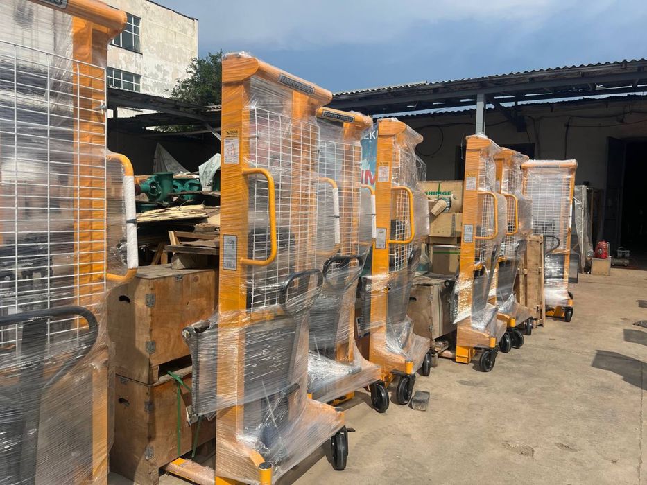 Штабелер гидравлический 3тонна 1 метр (ручная кара) рохля тележки