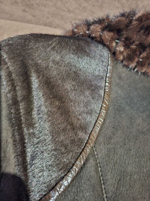 модная женская дубленка