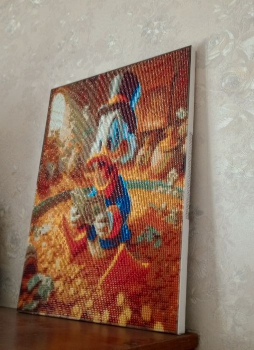 Картина денежная алмазная мозаика