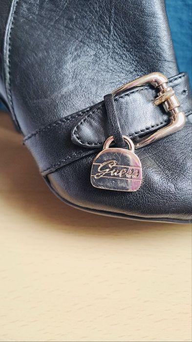 Cizme înalte Guess piele + CADOU rochie Guess