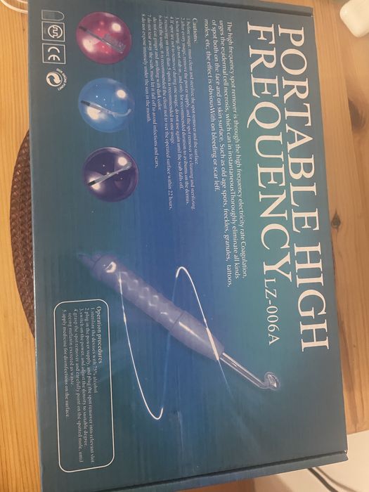 Козметичен уред за лице дарсонвал с антибактериално действие