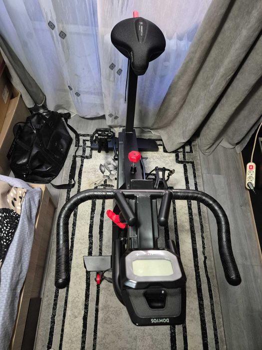 Bicicletă fitness Domyos Biking 500 – volantă 18 kg, stare foarte bună