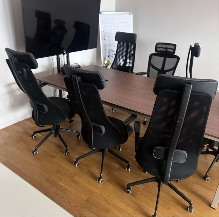 Заседателна маса Dromeas 120×240 см – метална основа