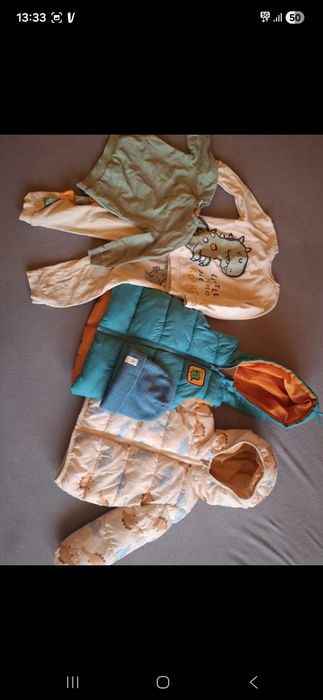 Lot haine bebelusi 86 plus 92 marime