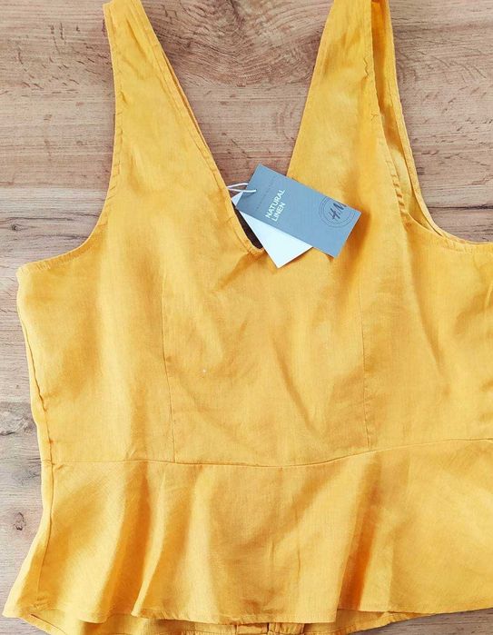 Нов потник от фин лен 100% на Ейч енд Ем , р-р 40