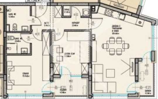 Продава се Тристаен апартамент в Бургас, Славейков - 111 кв.м за 1051 €/кв.м - Снимка #1