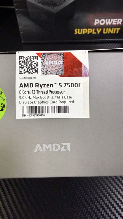 Игравой компьютер на Ryzen 7500f