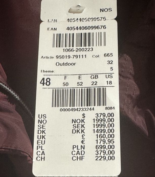 Немецкий пуховик новый