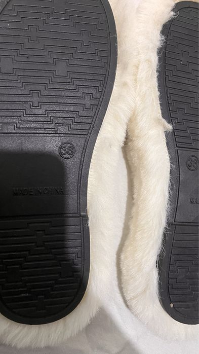 Обувь пушистая….