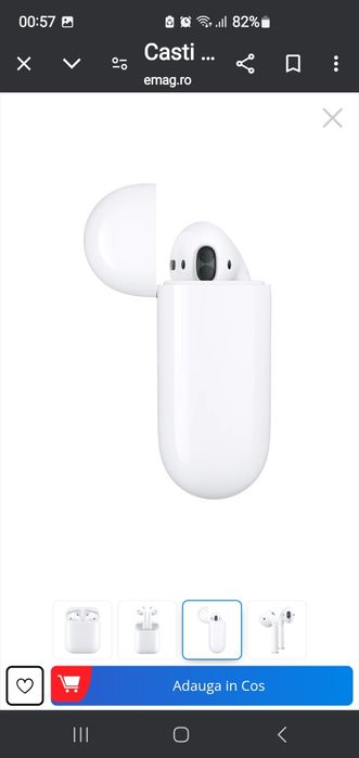 Vând airpods 2 originale în stare foarte bună de funcționare