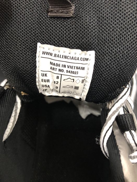 Balenciaga Track White Grey 36 37 41 Balenciaga Track Made Vietnam