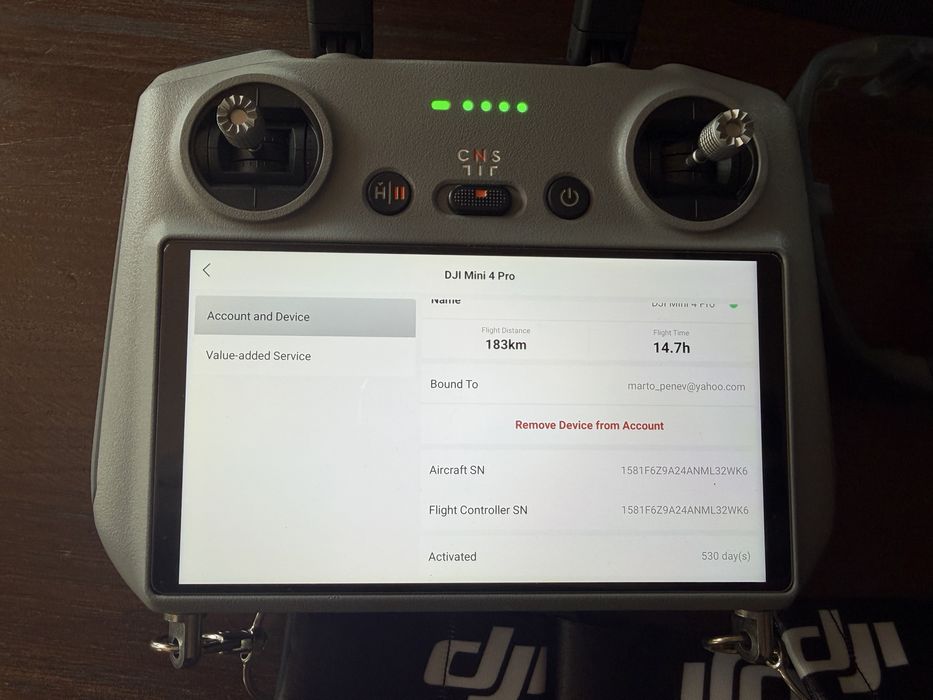 Продавам DJI Mini 4 Pro Fly More Combo – като нов + DJI Care Refresh до февруари 2027