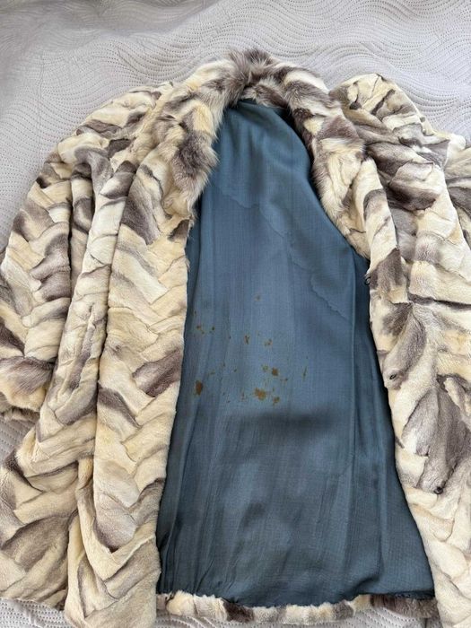 Дамско палто от естестен косъм